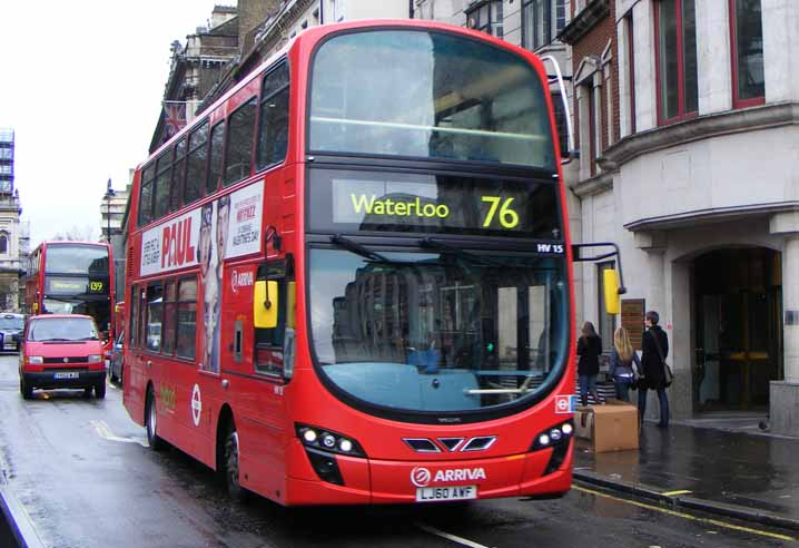 Arriva London Volvo B5LH Wright Eclipse Gemini hybrid HV15